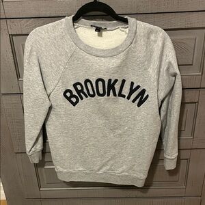 J. Crew Light Gray Brooklyn Women's Crew Neck Sweater